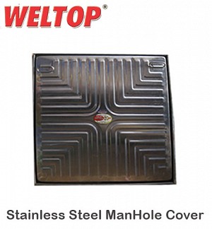 Weltop Stainless Steel ManHole Cover 21 X 21 Heavy